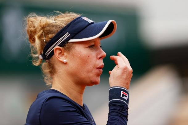 Siegemund could not do much to hurt her opponent's game in the opening set. Photo: Clive Brunskill