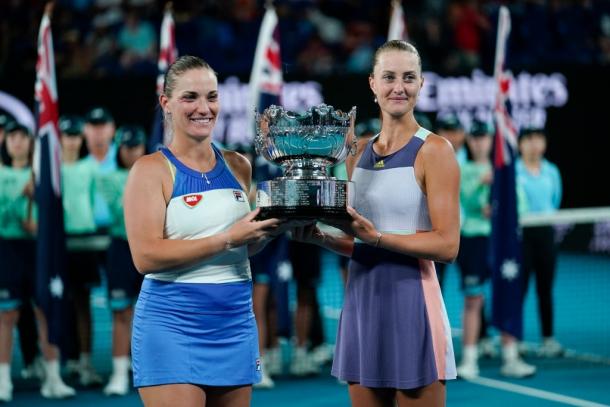 Babos/Mladenovic will be looking to add another Grand Slam doubles crown in 2020 to their Australian Open win earlier this year, and to their current total of three. Photo: Fred Lee