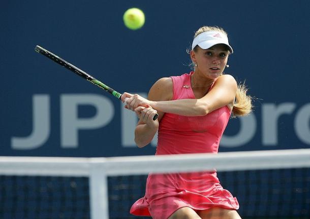 The 2007 US Open saw Chakvetadze make the semifinals which is the best Grand Slam showing of her career. Photo: Jim McIsaac