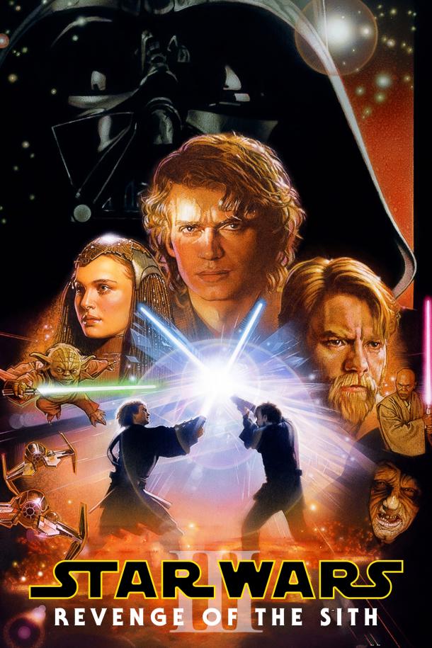 Poster Oficial Star Wars Episodio III (2005)