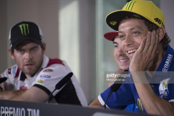Rossi reminiscing about Misano at the pre-race press conference - Getty Images