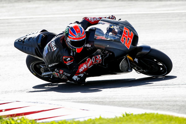 Sam Lowes had his second experience with his future ride on his Aprilia RS-GP at the Red Bull Ring during a private test for the manufacturer - www.gresiniracing.com