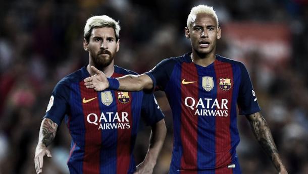 Messi y Neymar en un partido esta temporada | MD