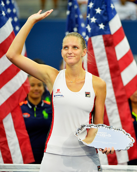 Karolina Pliskova had the fortnight of her life in the Us Open beating the Williams sisters to reach her first Grand Slam final. Source:Getty Images/Alex Goodlet