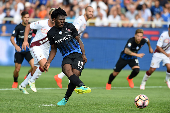 Kessie slots home for his fourth goal this season | Photo: Pier Marco Tacca/Getty Images