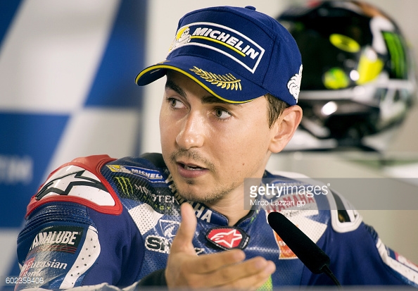 Lorenzo not happy during the press conference - Getty Images