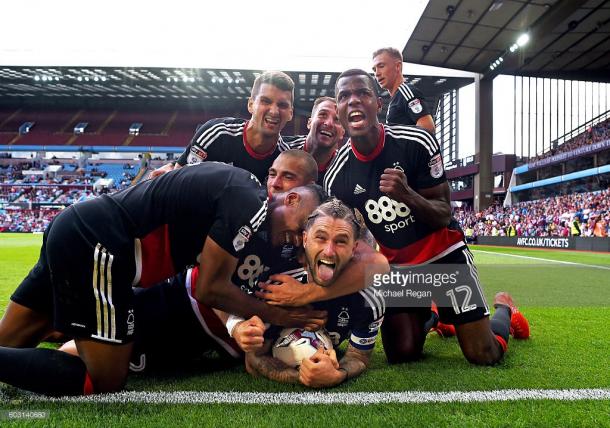 Forest scored a late equaliser to secure a 2-2 draw on their last visit to Villa Park. (picture: Getty Images / Michael Regan)