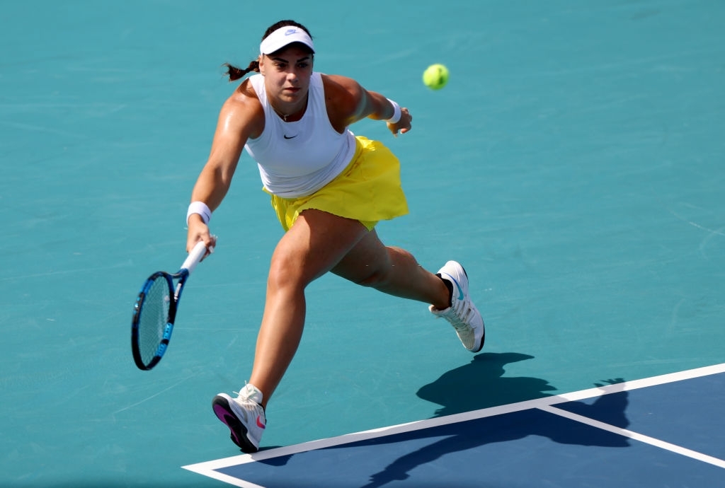 Konjuh recorded back-to-back victories over opposition ranked in the top 20 to move into the fourth round of Miami. Photo: 