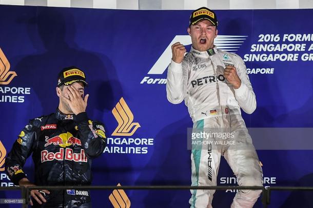 Ricciardo came so close in Singapore... | Photo: Getty Images/Anthony Wallace