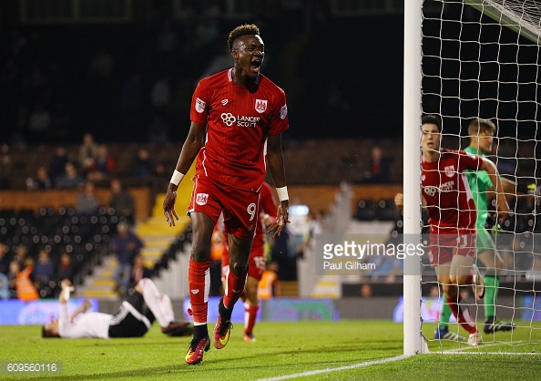 Abraham scored 23 goals for Bristol City last season. (picture: Getty Images / Paul Gilham)