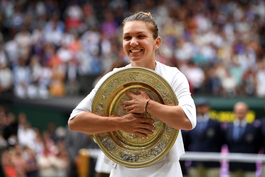 2019 Wimbledon ladies' singles champion Halep. Photo: Shaun Botterill