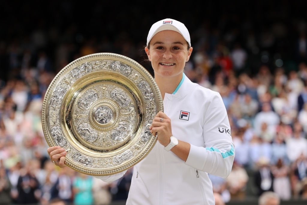 Barty became the first Australian woman in more than four decades to win Wimbledon, a feat last achieved in 1980. Photo: 