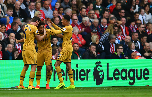 Heung Min Son & Co celebrate yet another goal (Photo: Getty Images)