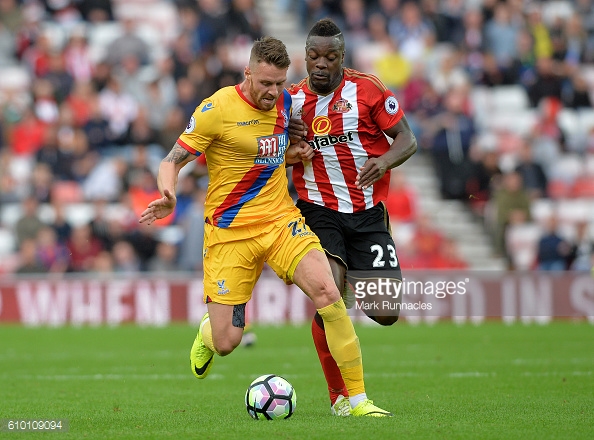 Above: Lamine Kone in action during Sunderland's 3-2 defeat to Crystal Palace | Photo: Getty Images