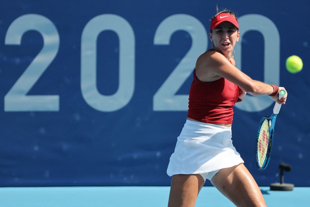 Bencic sailed through the opening set by scoring a bagel. Photo: Giuseppe Cacace