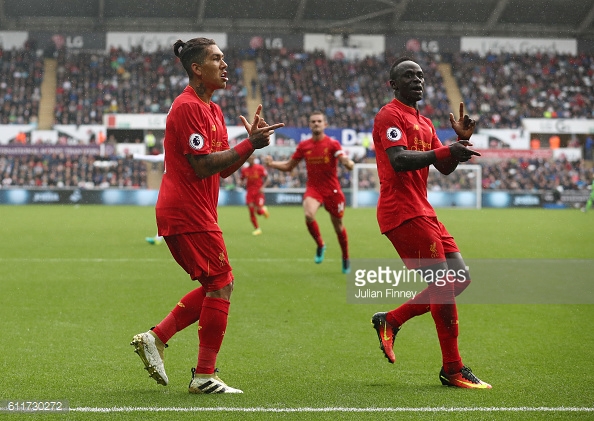 Mane and Firmino have been in fine form. Photo: 