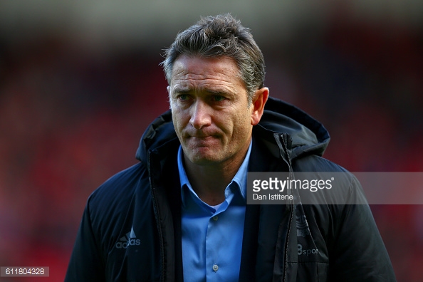 Feeling the pressure: Forest manager Philippe Montanier is frustrated with Forest's poor run of form. (picture: Getty Images / Dan Istitene)