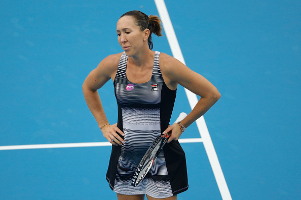 Jankovic caves in under pressure | Photo: Lintao Zhang/Getty Images