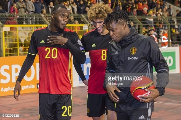 Benteke (left) appeared as a substitute for Belgium | Photo: Getty images / VI Images