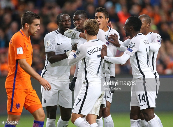 Pogba scored a brilliant long range effort against the Netherlands to give Les Bleus the 1-0 victory | (Source: Getty | Jean Catuffe)