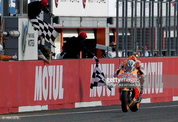 Marquez claims MotoGP Championship in China / Getty Images/ Toshifumi Kitamura