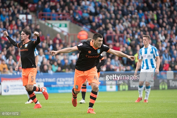 Fernando Forestieri has scored in both games against Huddersfield this season. (picture: Getty Images / Nathan Stirk)