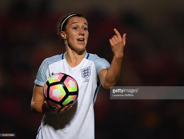Voted as both the fans PoM as well as the Vauxhall PoM, Lucy Bronze was once more impressive for England