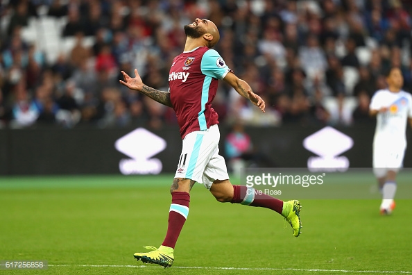 Above: Simone Zaza in action during West Ham's 1-0 win over Sunderland - Photo: Getty Images
