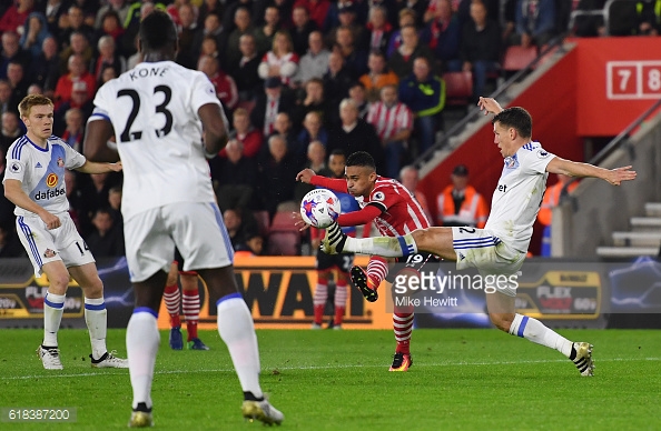 Boufal scores the winner in fine style. Photo: Getty