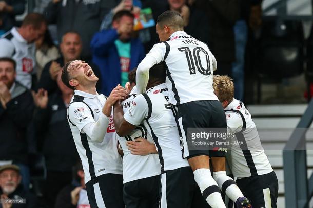 Derby came out 2-0 winners the last time these two sides met at Pride Park. (picture: Getty Images / Robbie Jay Barratt - AMA)