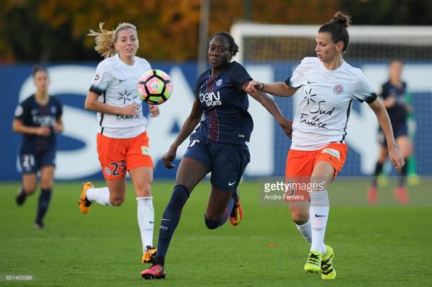 PSG and MHSC square off in the league last season (Credit: Getty/Andre Ferreira)