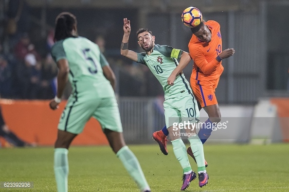 Bazoer in action for the U21 Dutch side. Photo: Getty/ VI-Images