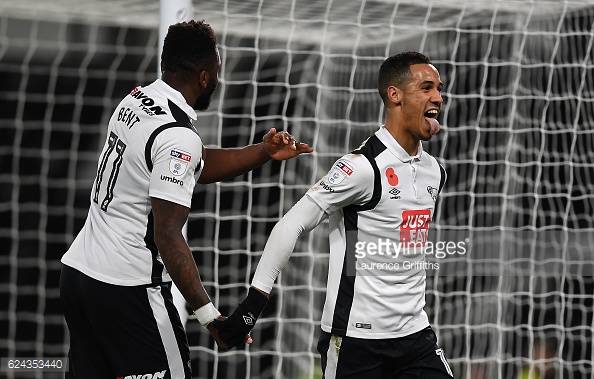 Tom Ince has been in superb form for Derby of late. (picture: Getty Images / Laurence Griffiths)