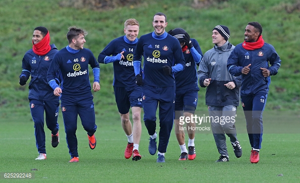 Sunderland working hard in training. (Picture: Getty Images)