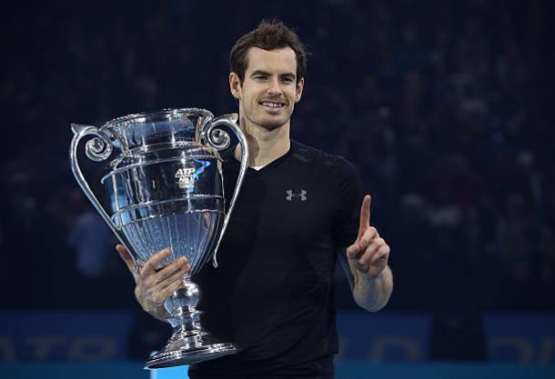 Andy Murray following his ATP World Tour Finals triumph last November (Getty/Julian Finney)