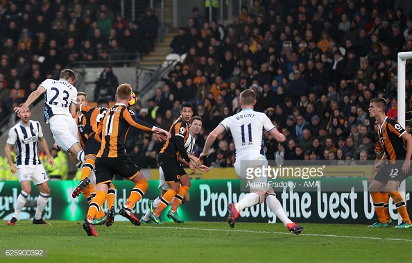 McAuley gives West Brom the lead (photo: Getty Images)