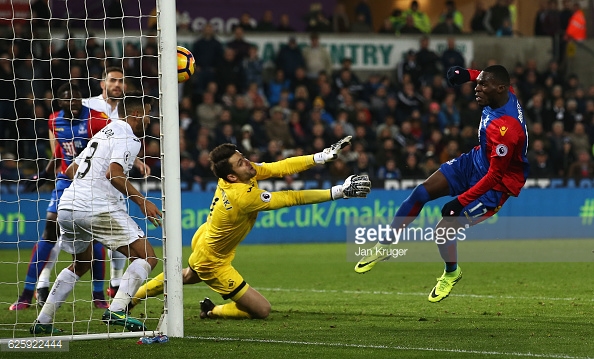 Benteke will provide a threat for Palace (photo: Getty Images)