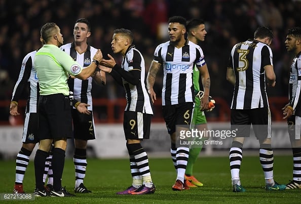 Newcastle were left fuming with decisions in the previous meeting. (picture: Getty Images / Laurence Griffiths)