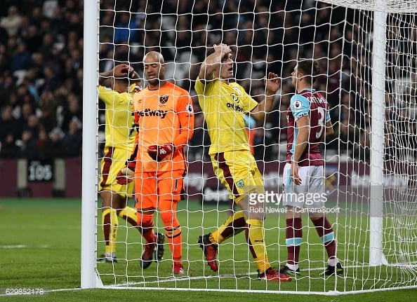 Burnley could not find the net against West Ham (photo: Getty Images)