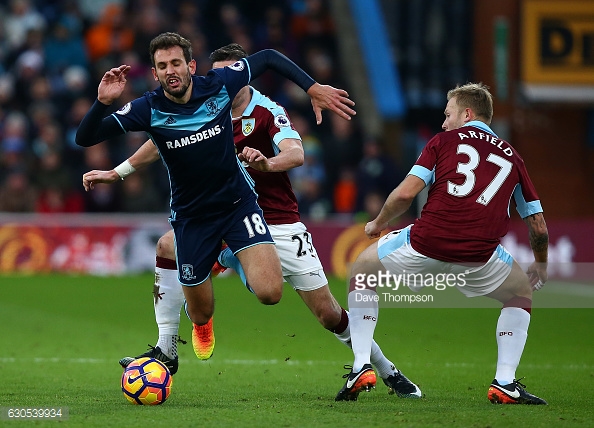 Burnley are often happy to concede possession but allow their opponents very little room (photo: Getty Images)