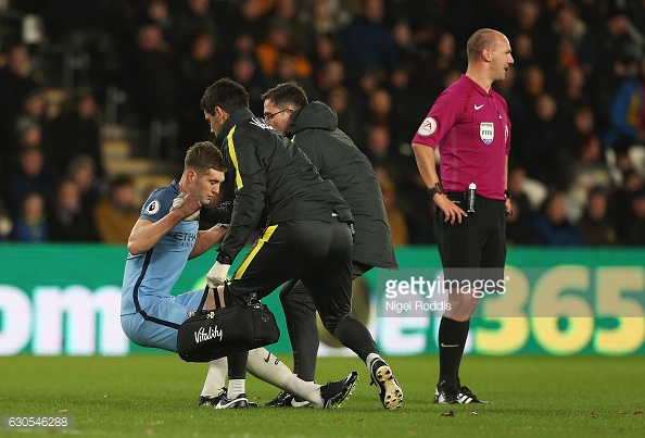 John Stones hobbled off after just 18 minutes (photo: Getty Images)