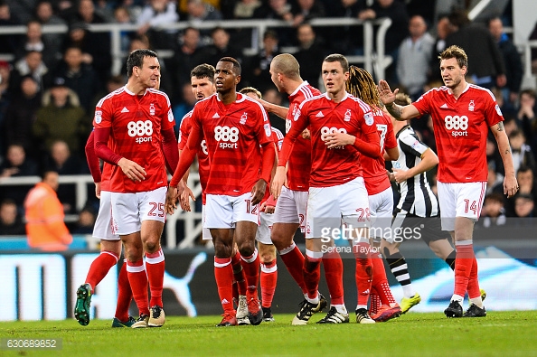 Dumitru scored a surprise Forest equaliser. (picture: Getty Images / Serena Taylor)