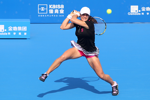 Monica Niculescu exited in the second round of this year's competition | Photo: Zhong Zhi/Getty Images