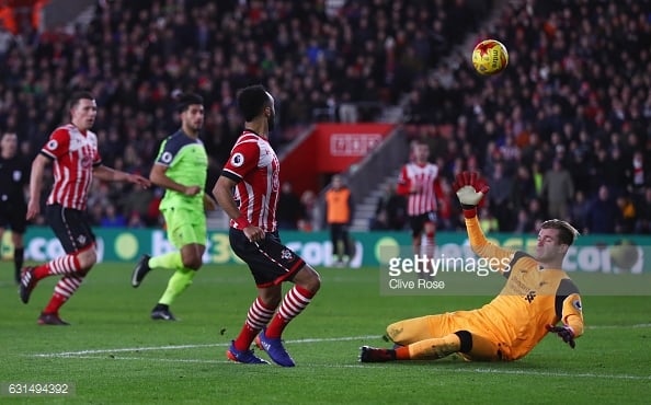 Redmond has one cleared of the line. (Source:GettyImages)