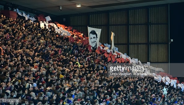 A sell-out Sincil Bank crowd paid tribute to Graham Taylor. (picture: Getty Images / Chris Vaughan - Camera Sport)