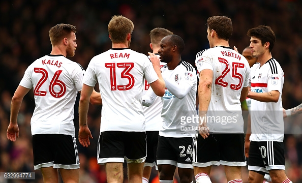 Aluko celebrates Fulham's first (photo: Getty Images)