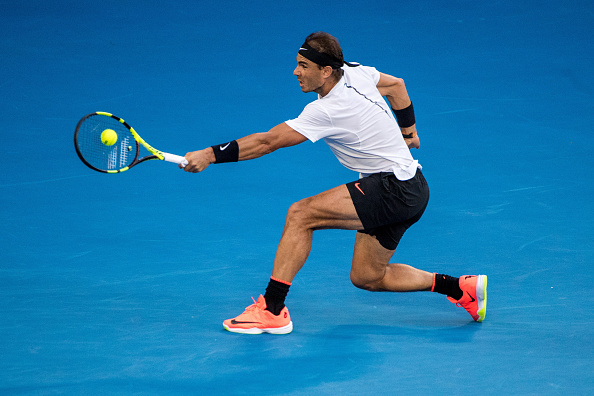 Rafael Nadal in action during the Australian Open. Photo: Getty Images / Icon Sportswire