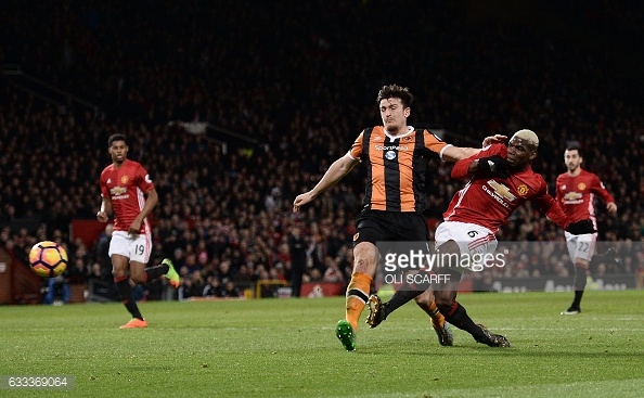 Pogba had the best opportunity of the opening 45 minutes (photo: Getty Images)