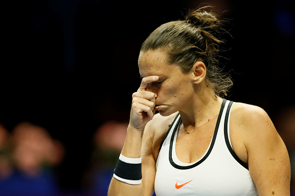 Vinci goes down a double break | Photo: Mike Kireev/NurPhotos via Getty Images