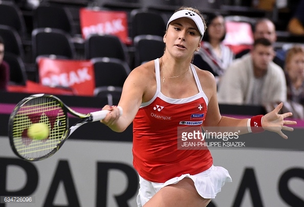 Bencic's struggles continued/Photo: Jean-Philippe Ksiazek/AFP/Getty Images